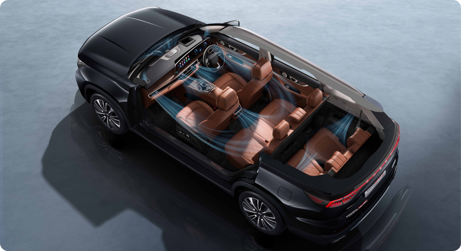 7 Seater SUV with A/C in All Row