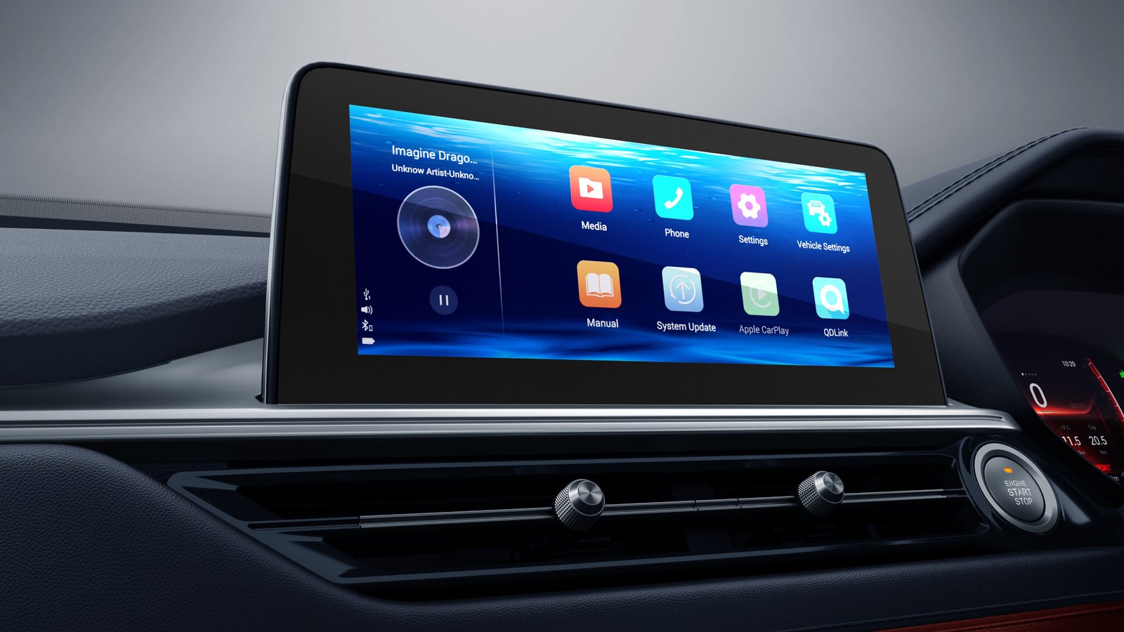 Head Unit 10,25 inch Capacitive Touch Screen