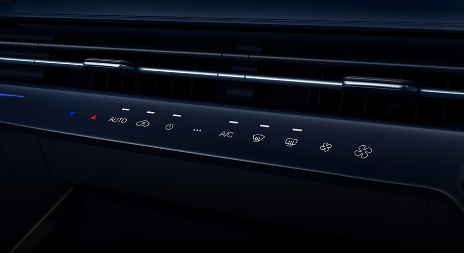 Dual Zone AC with Illuminted Control