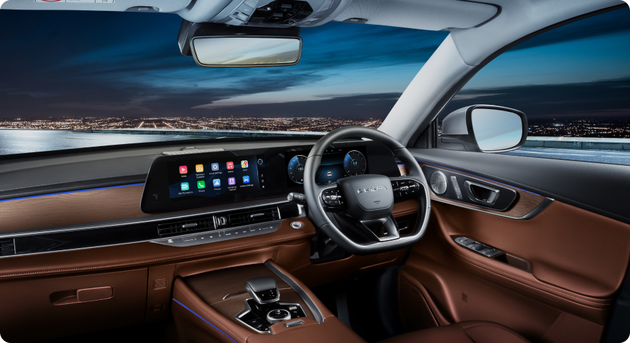 Advanced Technology Cockpit with Premium Materials